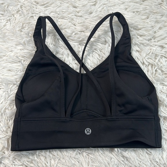 Lululemon In Alignment Longline Bra *Light Support, B/C Cup Black - Picture 2 of 4
